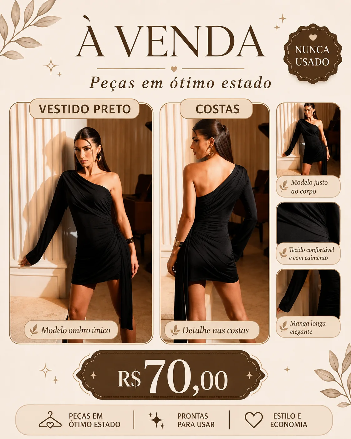 Desapego Looks Shein Novos: Vestidos, Saia e Bota Pela Metade do Preço!